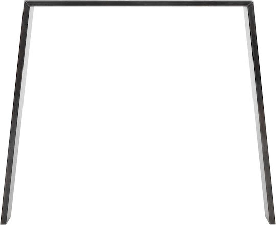 ML-Design Picior Metalic pentru Mobilă 2 Bucăți Potrivit pentru Masă / Măsuță 90x72cm Negru