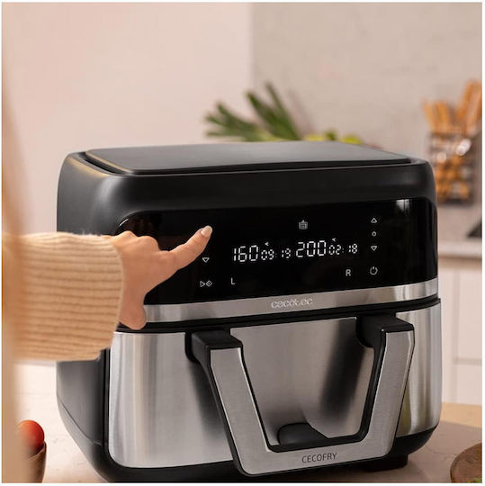 Cecotec Cecofry Dual 9000 Air Fryer 9lt Ασημί