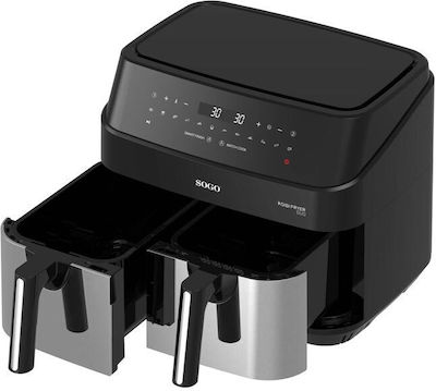 Sogo FRE-SS-10845 Air Fryer 9lt Ασημί