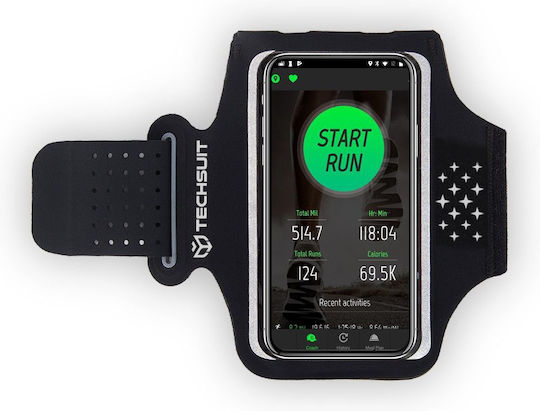 Techsuit Sports Θήκη Μπράτσου έως 6.5" Μαύρο