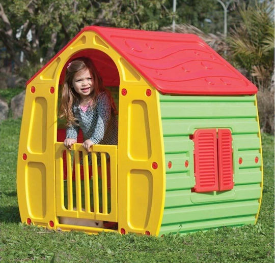 Plastic Kids Playhouse Multicolour 102x109x90cm