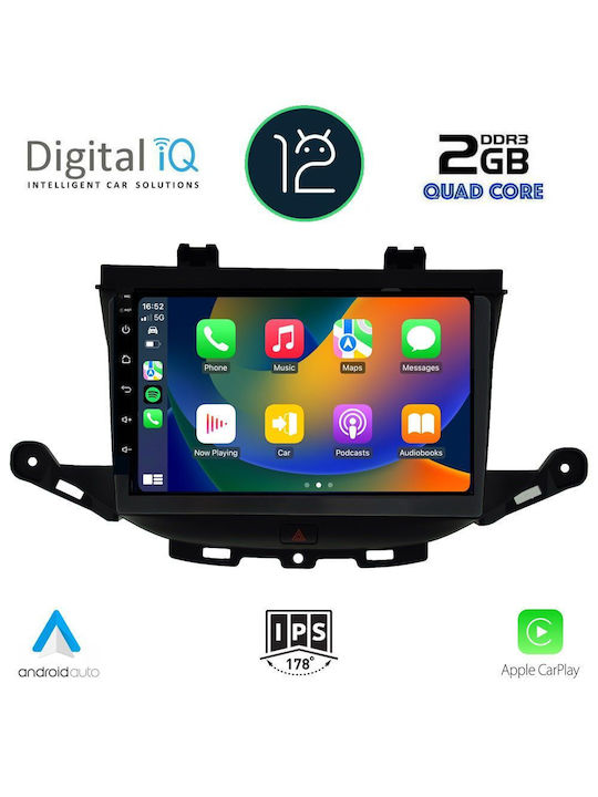 Digital IQ Car Audio System for Opel Astra 2015> (Bluetooth/USB/WiFi/GPS/Apple-Carplay) with Touch Screen 9"