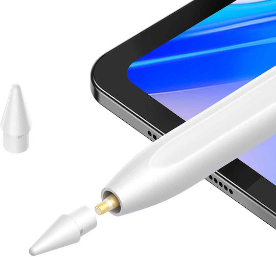 Baseus Smooth Writing 2 Stylus Digital with Palm Rejection for iPad in White color SXBC060002
