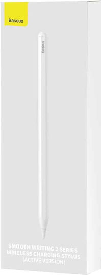 Baseus Smooth Writing 2 Stylus Digital with Palm Rejection for iPad in White color SXBC060002