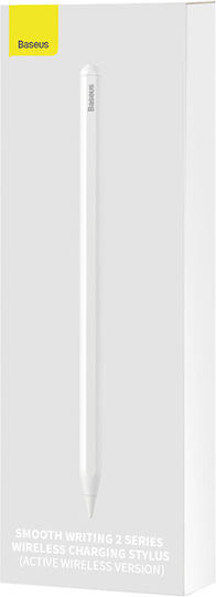 Baseus Smooth Writing 2 Digital Touch Stylus with Palm Rejection for iPad in White color SXBC060102