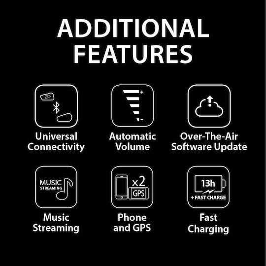 Cardo Freecom 4X DUO Dual Intercom for Riding Helmet with Bluetooth