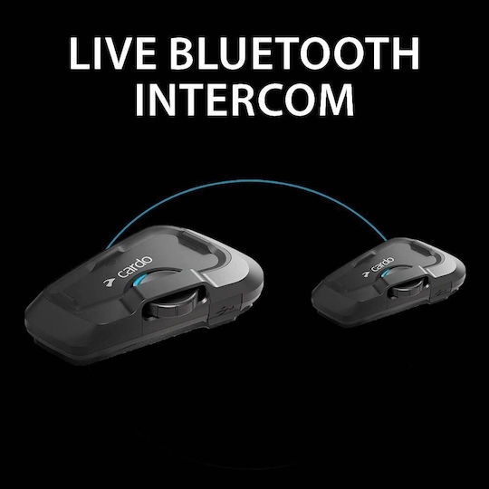 Cardo Freecom 2X Мотоциклетна комуникационна система за два каскета с Bluetooth