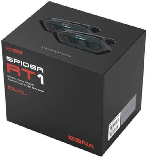 Sena Spider RT1-01 Dual Διπλή Ενδοεπικοινωνία για Κράνος Μηχανής με Bluetooth