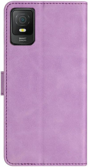 Butterflies Wallet Purple (TCL 40 SE)