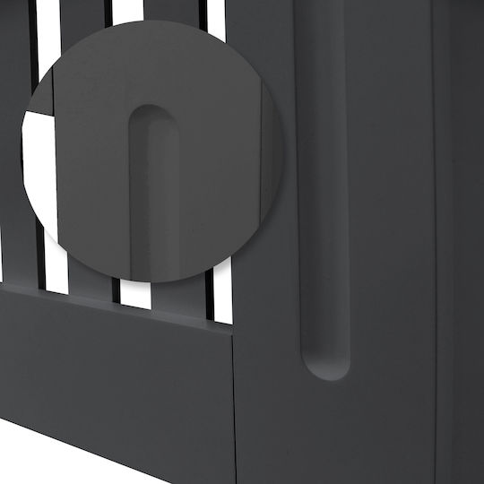 ML-Design Κάλυμμα Καλοριφέρ από MDF Γκρι 78x19x82cm