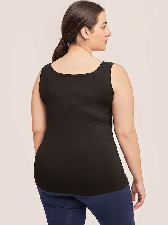 Bluza Damă De Vară Fără Mâneci Neagră