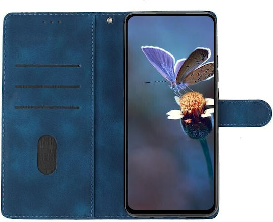 Butterfly Flower Wallet Μπλε (TCL 40 SE)