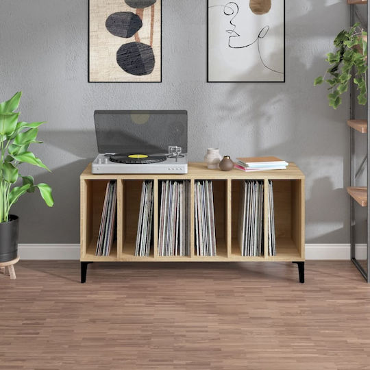 vidaXL Мебел за Hi-Fi Кафяв 38x100x48см