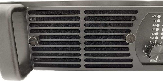 Metro PA-2400S Commercial Power Amplifier 2 Channels 4000W/4Ω 2400W/8Ω Black