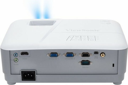 Viewsonic PA503S 3D Проектор DLP Обикновена лампа с вградени високоговорители Бял