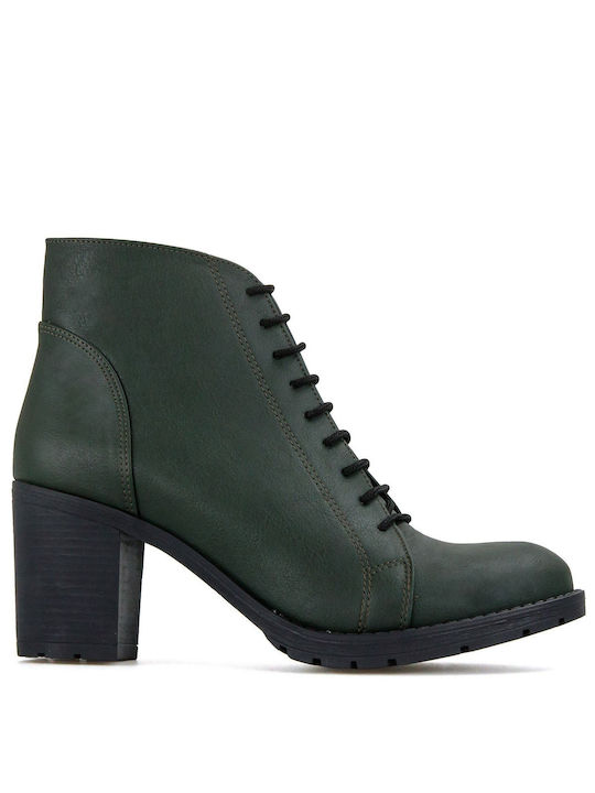 Silia D Ankle Boots Πράσινα SIB-049 (GRN)