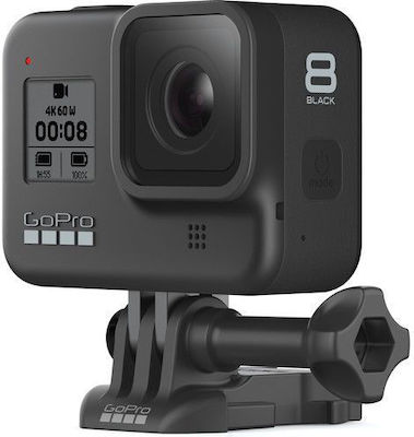 GoPro Hero8 Action Camera 4K Ultra HD με WiFi Μαύρη με Οθόνη 2"