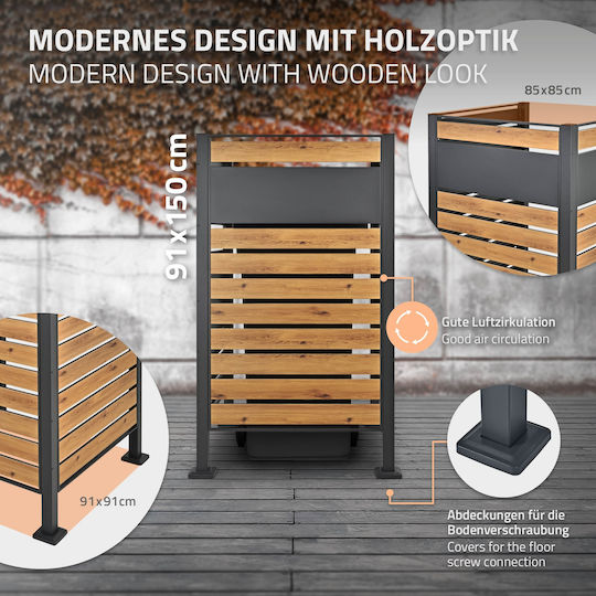 ML-Design Πλαίσιο Κάδων Απορριμμάτων