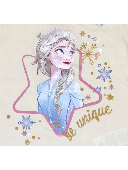 Kinder-T-Shirt Beige Frozen