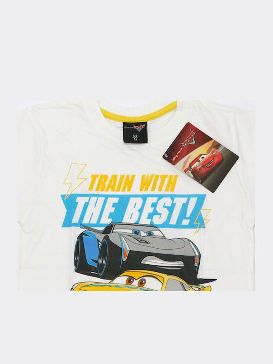 Kinder-T-Shirt Weiß Cars