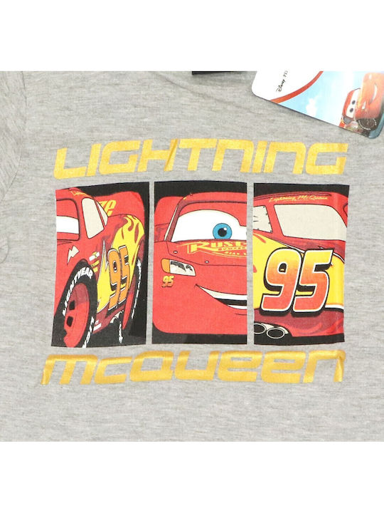 Kinder-T-Shirt Gray Cars
