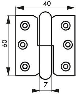 Thirard Stainless Steel Door Hinge