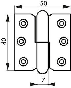 Thirard Stainless Steel Door Hinge
