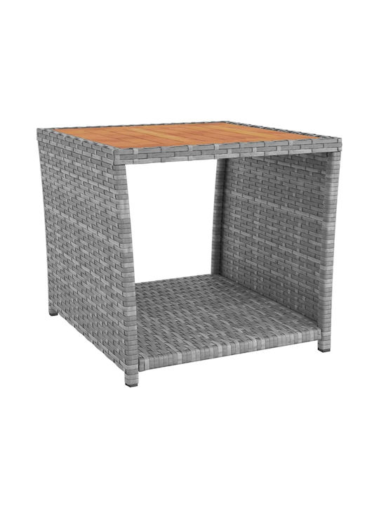 Garden & Outdoor Furniture Set for Small Spaces 2 Pieces Gray with Pillows