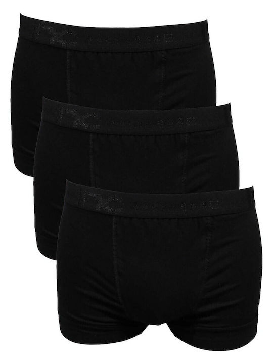 Nina Club Men's Boxers Black / Black 3Pack