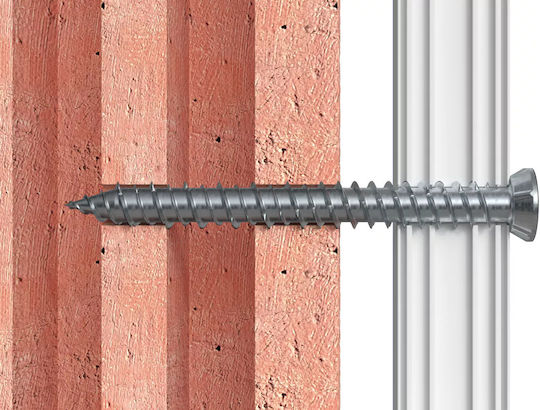 fischer Screw Galvanized with Diameter M7.5 and Length 122mm FFS