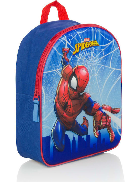 Marvel Spiderman School Bag Backpack Kindergarten Blue