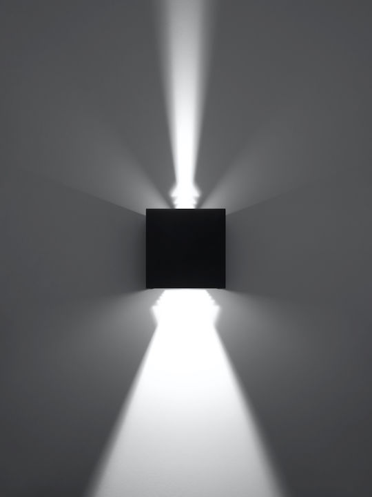 Sollux Стенен Външен Плафон LED IP54 6W 11x11x11εκ.
