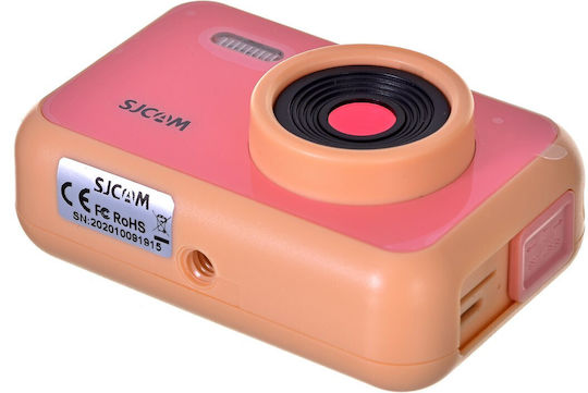 SJCAM FunCam Action Camera Full HD (1080p) Υποβρύχια με Οθόνη 3" Ροζ
