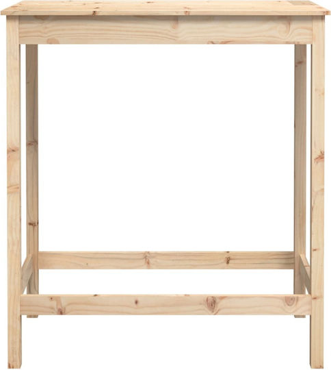 Table Bar from Solid Wood 100x50x110cm