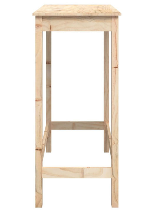 Table Bar from Solid Wood 100x50x110cm