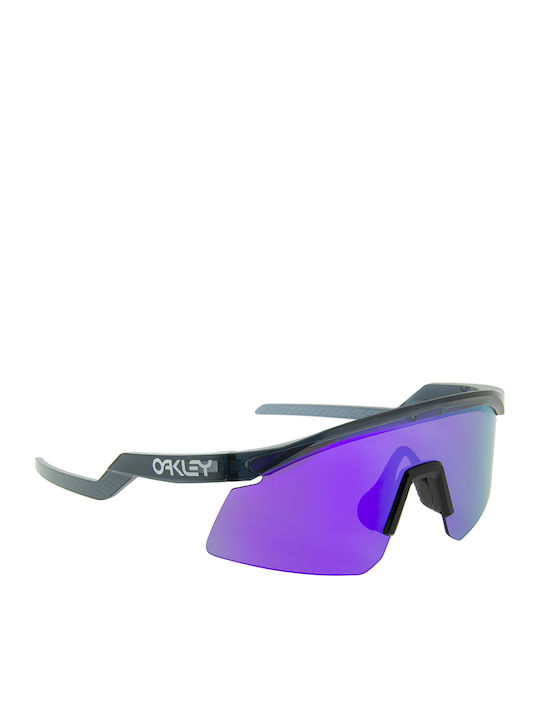 Oakley Hydra Men's Sunglasses with Black Plastic Frame and Purple Lens OO9229-04