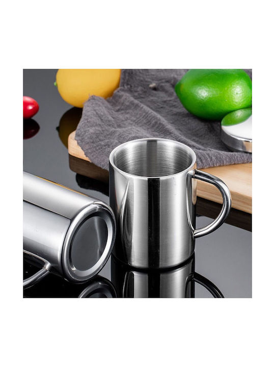 Koupakoupa Mug Metallic Silver 300ml