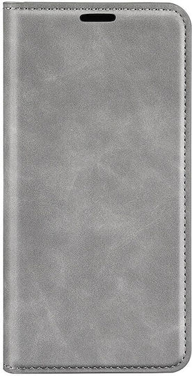 Retro Wallet Δερμάτινο Γκρι (TCL 40 SE)