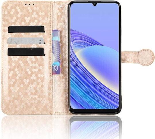 Honeycomb Wallet Auriu (TCL 40 SE)