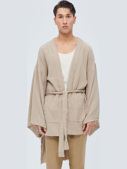 Men's Cardigan Beige