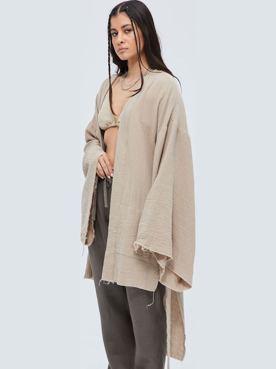 Men's Cardigan Beige
