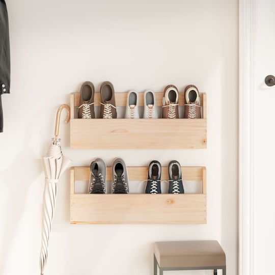Shoe Organizer Beige 59x9x23cm