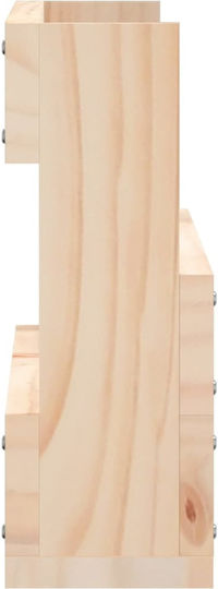 Shoe Organizer Beige 59x9x23cm