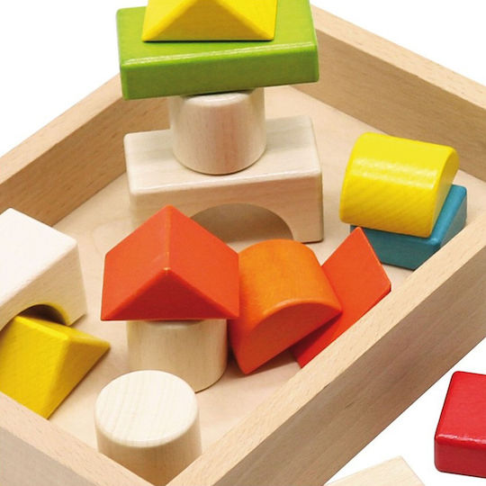 New Selection Wooden Building Blocks Base for 1.5+ Years 30 Pieces
