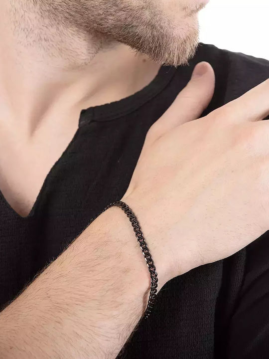 Oxzen Chain Hand made of Stainless Steel Thin Thickness 4mm