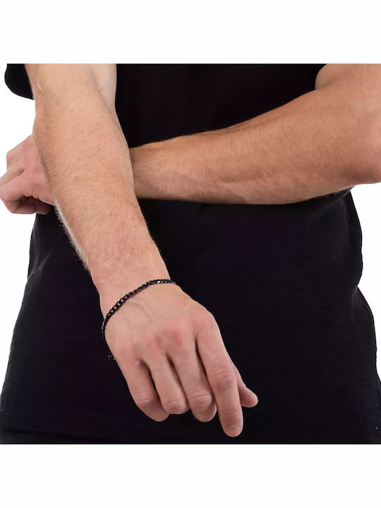 Oxzen Chain Hand made of Stainless Steel Thin Thickness 4mm