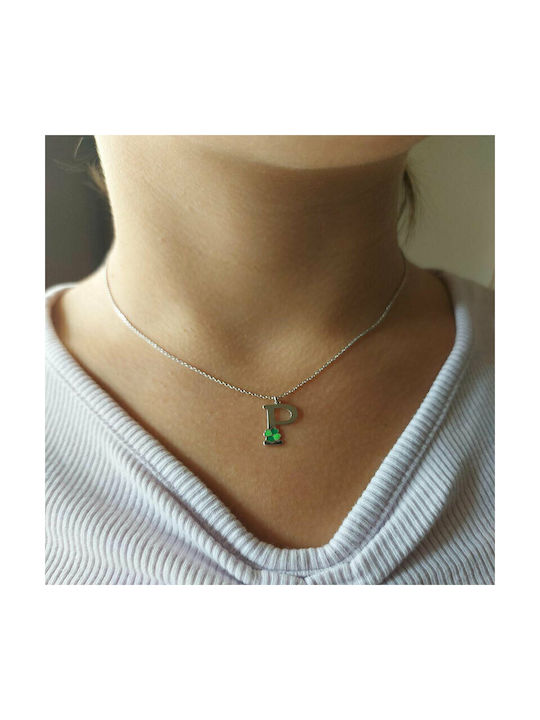 Ηώς Silver Chain Kids Necklaces Monogram MG139