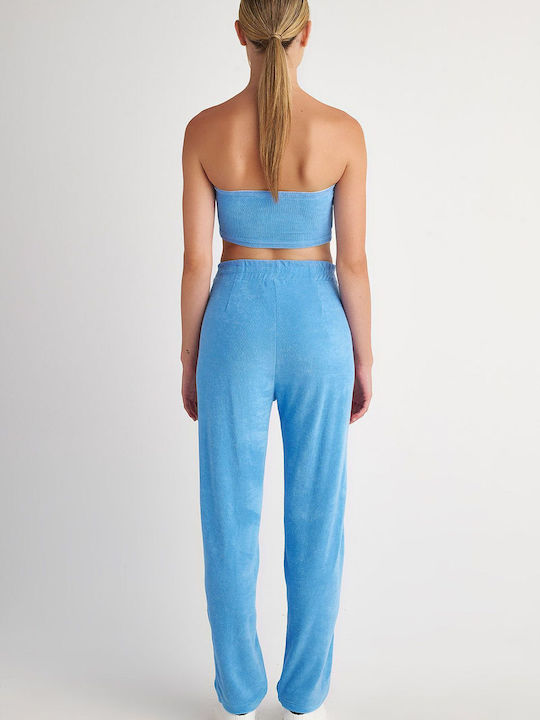 SugarFree Damen-Sweatpants Jogger Blau