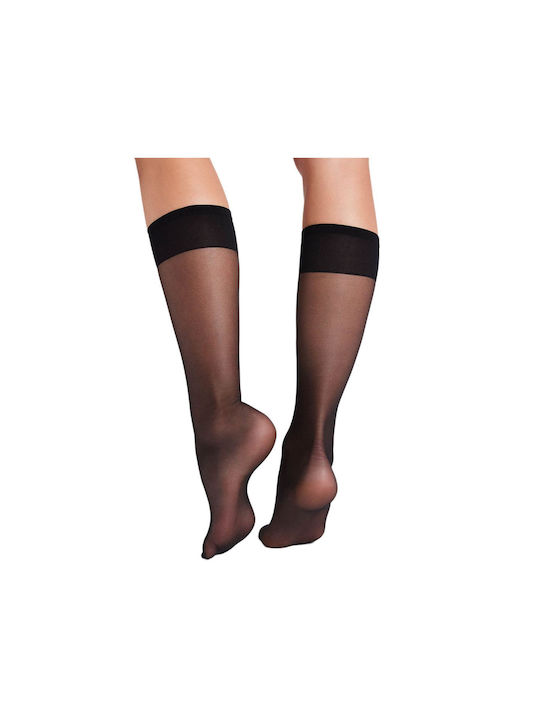 Ysabel Mora Women's Socks 10 Den Black