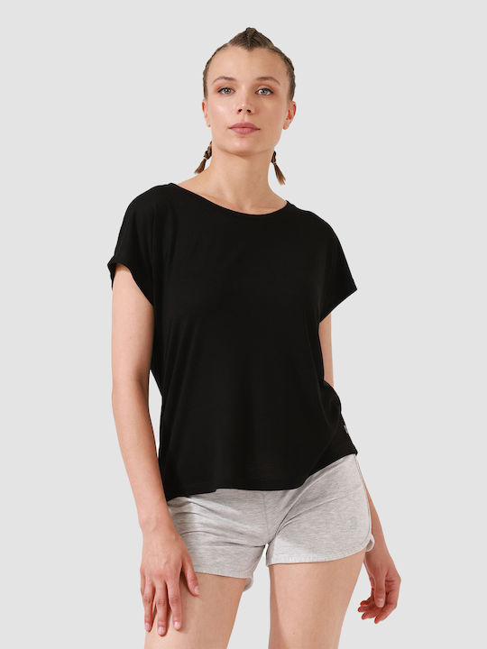 Superstacy Women's Athletic T-shirt Black